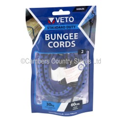 Veto Bungee Cords 60cm 2 Pack
